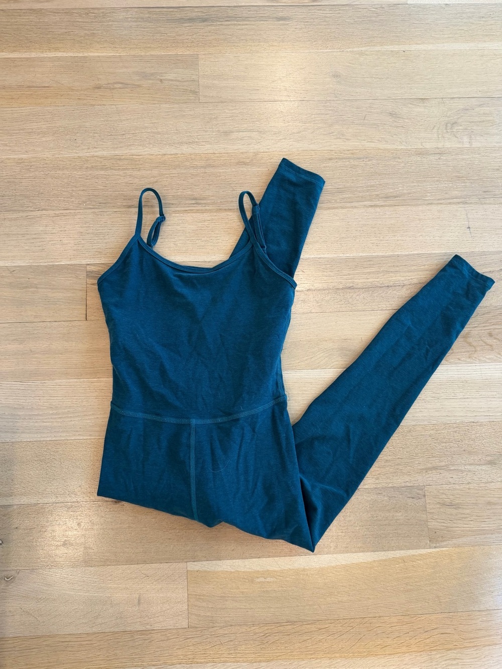 Beyond Yoga Teal Sleeveless Unitard Jumpsuit Size S Bodysuit Yoga Athleisure